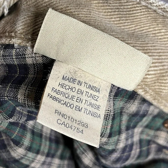 Vintage Gant Distressed  Patched Tan Jeans - Picture 8 of 10